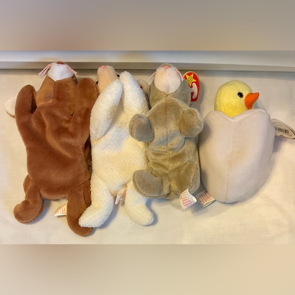 Ty Easter 🐣 collection of beanies chick lamb bunny rabbits set - Picture 4 of 8